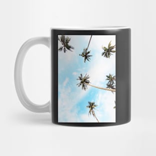 Landscape, Palms, Tropical print, Palm trees sunset Mug